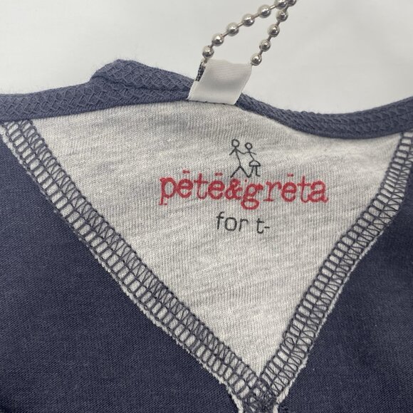 PETE & GRETA FOR T JOHNNY WAS SIZE M LONG SLEEVED RUCHED SHIRT $100 NWT - Picture 3 of 10